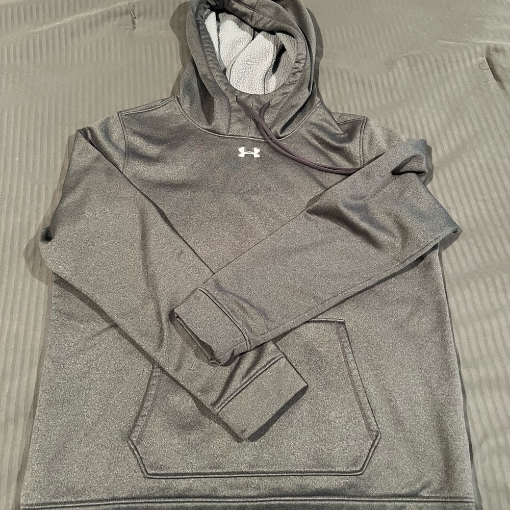 Under Armour Women’s Dark Gray Hooded Sweatshirt